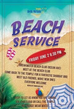 Banner Image for Beach Service